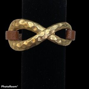 Infinity Leather Band Bracelet